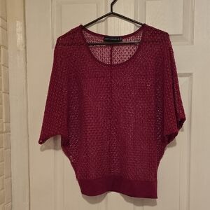 Burgundy Knit Top